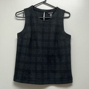 Banana Republic Plaid Shine Shell Top Size: Small